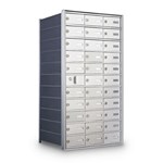 Front Loading 32-Door Horizontal Private Mailbox